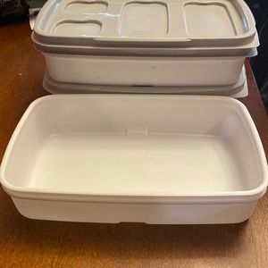 3 pack Rubbermaid Rectangle Containers